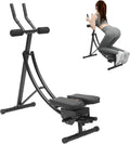Ab Machine for Home Gym, Ab Workout Equipment for Women, Foldable, Knee Protection, Abdominal Trainer for Stomach Workout