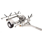Malone LowMax 2 Kayak Trailer Package, 600 lb Capacity, Galvanized Steel, LED Lights, 70 MPH Rated Tires