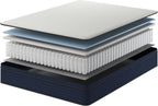 NapQueen Queen Size, 12 Inch NEW Victoria Hybrid Cooling Gel Infused Pocket Spring and Memory Foam Mattress, Bed in a Box, CertiPUR-US Certified