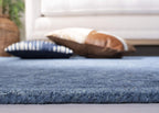 SAFAVIEH Area Rug 8x10 - Dip Dye Collection - Large - Navy Blue, Handmade Wool, Ideal for Living Room, Bedroom, Office, Dining Space (DDY151N)