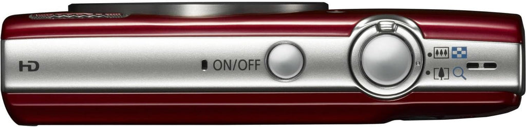 Canon PowerShot ELPH 180 Digital Camera Bundle (Red) Compact Point and Shoot with Optical Zoom | Easy Controls Lightweight Design for Travel Family and Everyday Photography with Case and 64GB Card