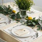 20 Pieces 18/10 Stainless Steel Elegant Silverware Set for 4,Vintage Flatware Set,Dishwasher Safe (20, White)