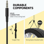 AILIHEN Classroom Headphones Bulk Wired for School, 12 Pack Headsets with Microphone for K-12 Grade Classroom, Students, Teens, 3.5mm Jack for Chromebook, Computer, Laptop (Black)