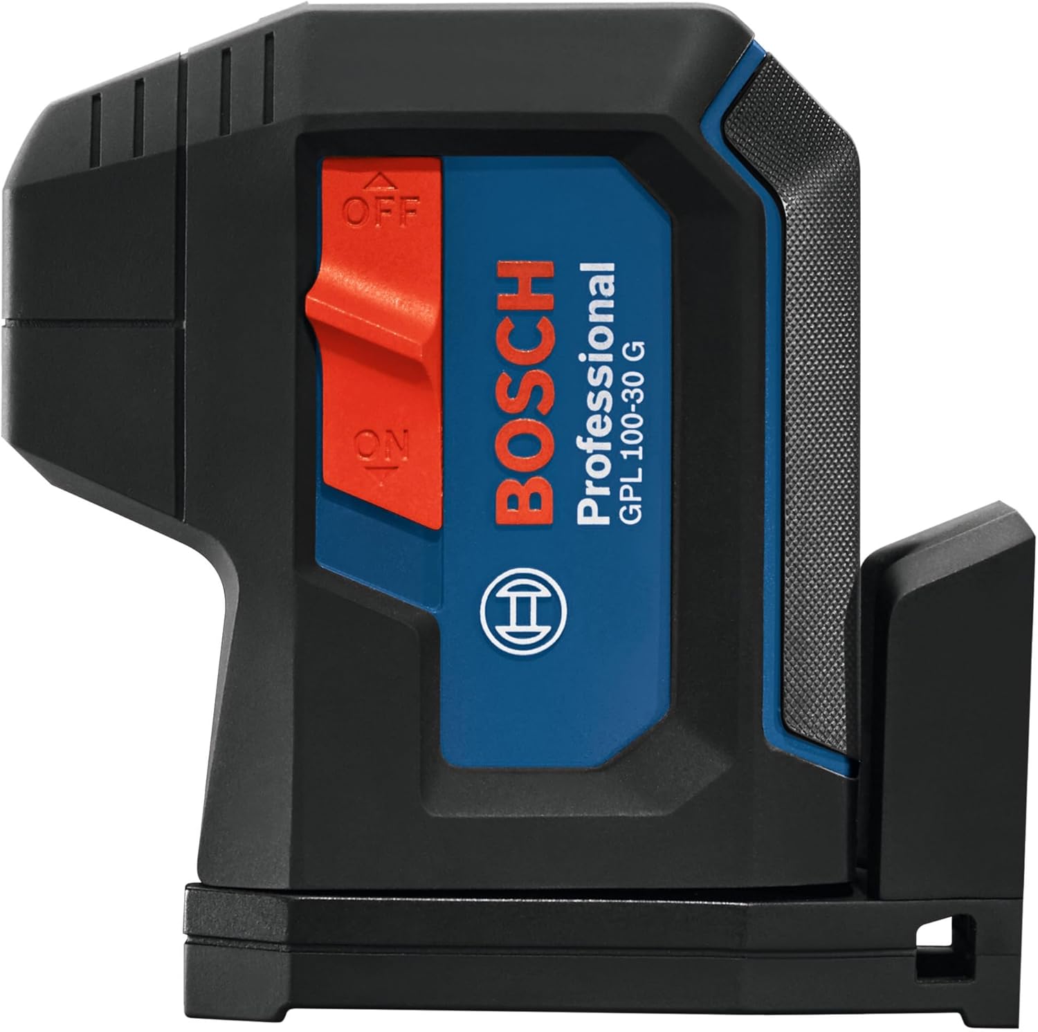 BOSCH GPL100-30G Green-Beam Self-Leveling Alignment Laser, Includes 2 AA Batteries, Built-In Multipurpose Mount, & Hard Carrying Case