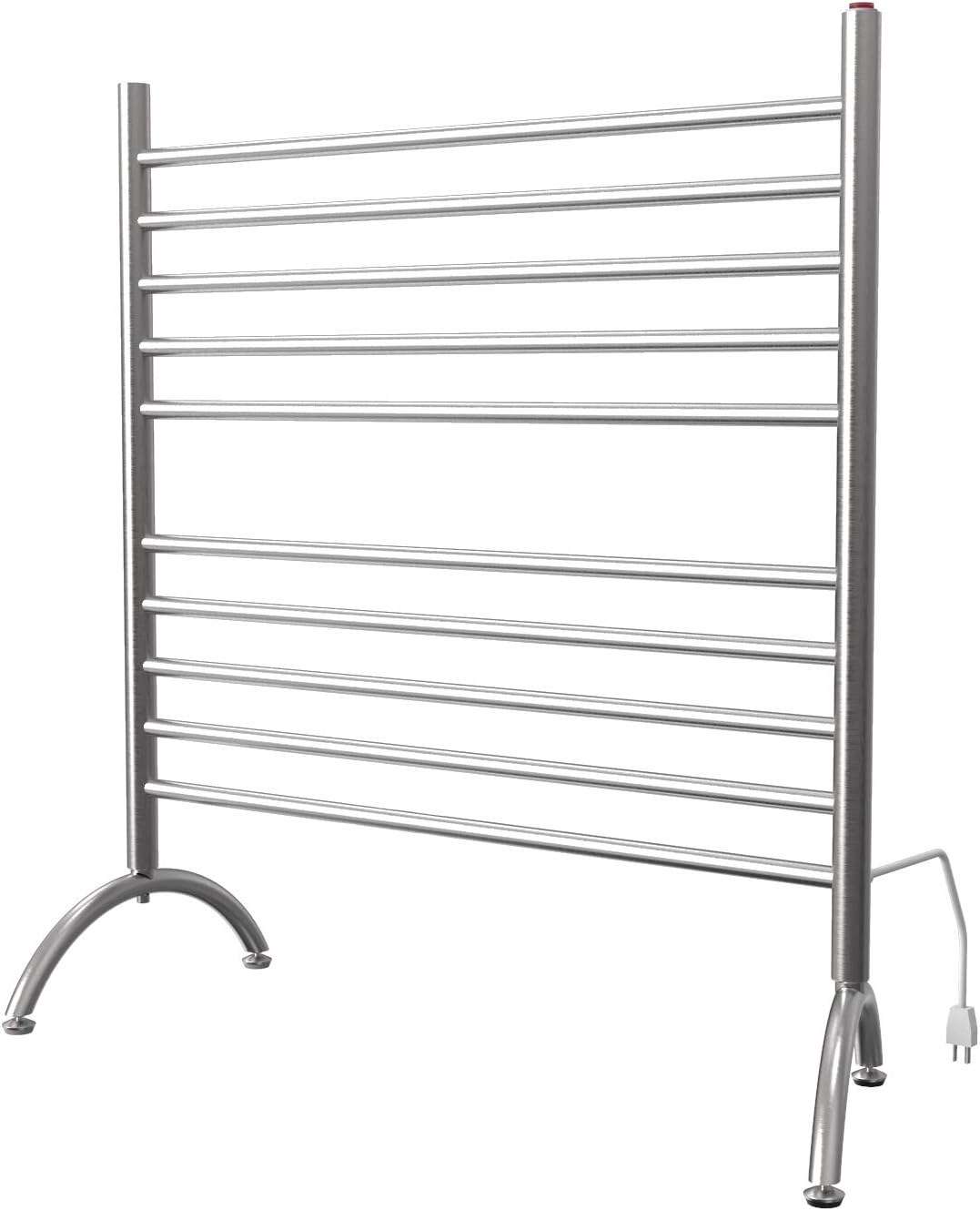 Amba Solo 33" Freestanding 10 Bar Towel Warmer in Brushed