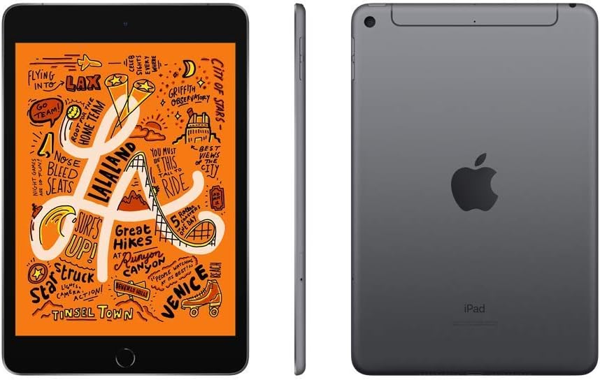 Apple iPad mini 5-256GB - WiFi + Cellular - Space Gray (Renewed Premium)