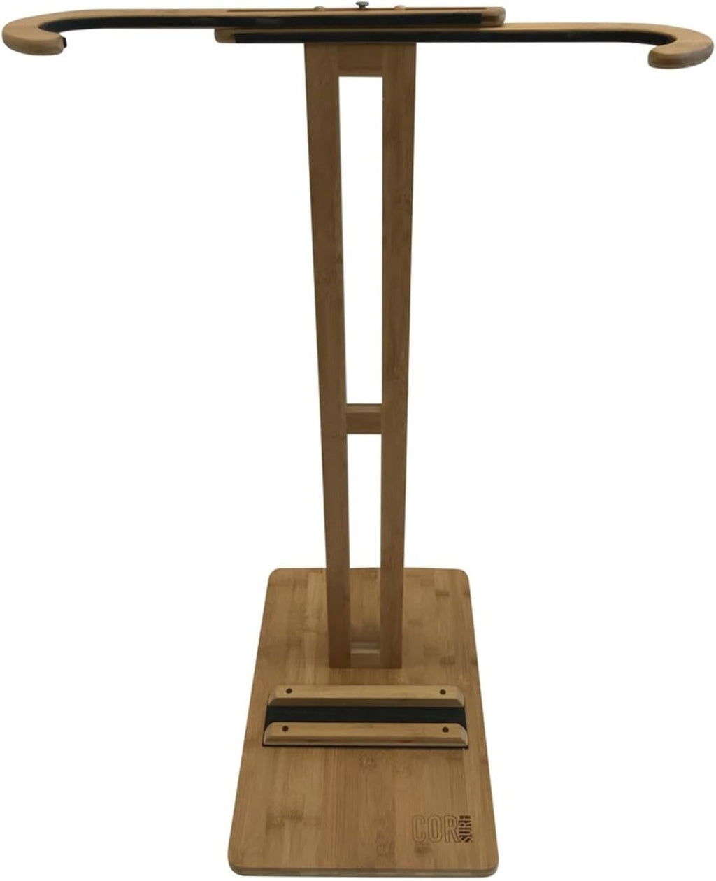 COR Surf Bamboo Surfboard Stand | Premium Standing Rack to Display Your Board