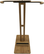 COR Surf Bamboo Surfboard Stand | Premium Standing Rack to Display Your Board