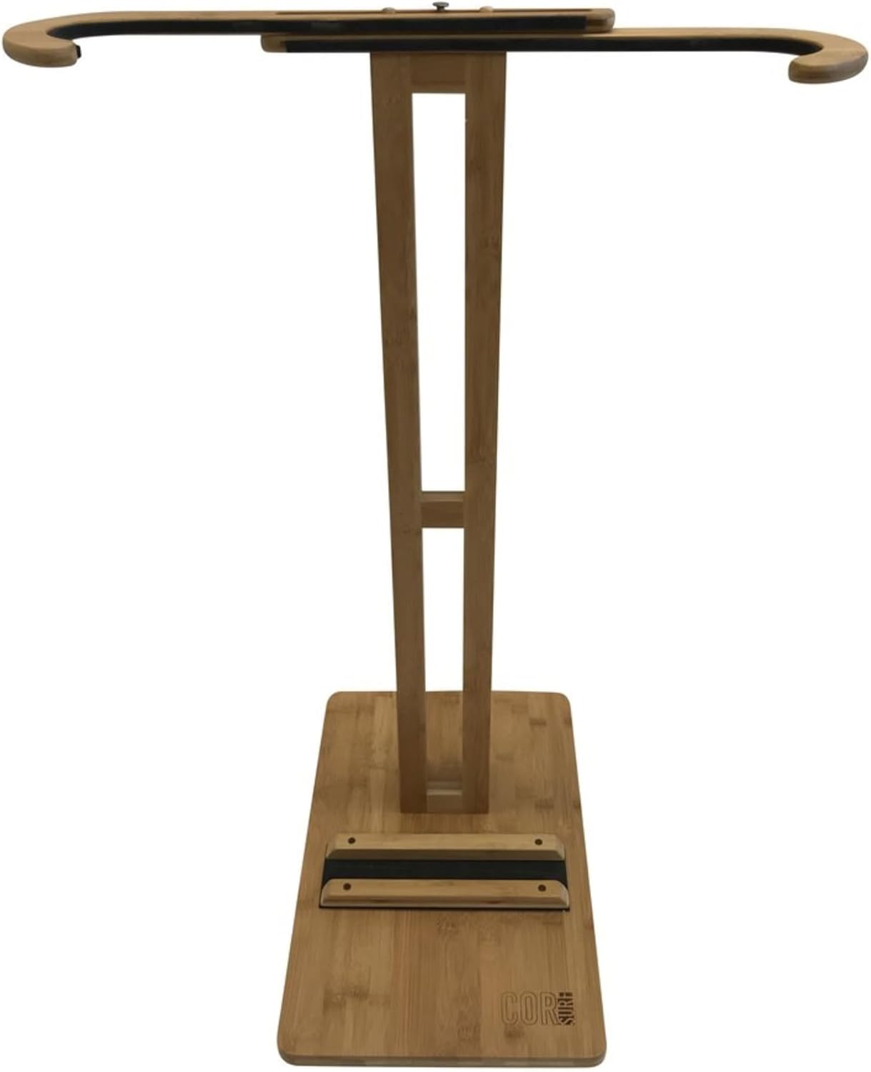 COR Surf Bamboo Surfboard Stand | Premium Standing Rack to Display Your Board