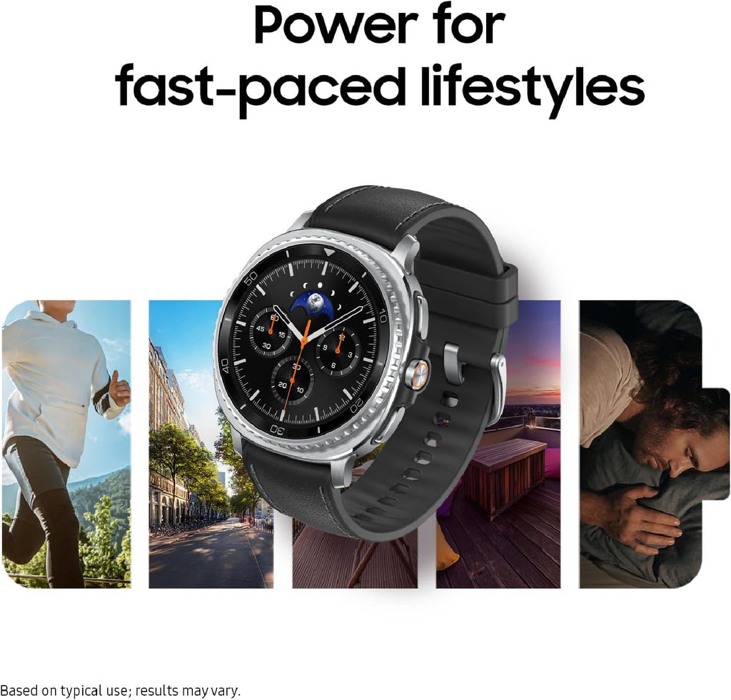 Samsung Galaxy Watch 8 Classic (2025) 46mm Bluetooth Smartwatch  Cushion Design  Rotating Bezel  Quick Button  Sleep Coaching  Running Coach  Energy Score  Black US Version (Renewed)