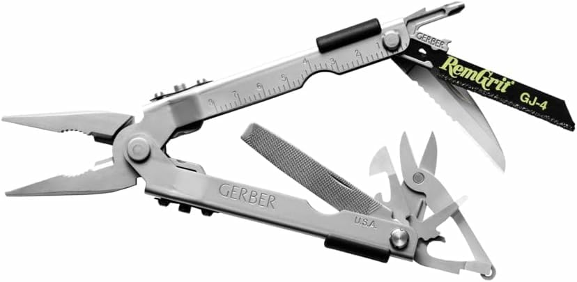 Gerber Gear MP600 Pro Scout Multi-Plier - Multitool with 15 Tools, Including Needlenose Pliers - Premium Multipurpose Tool - 07563N