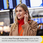 Jabra Evolve2 True Wireless in-Ear Bluetooth Earbuds with Active Noise Cancellation (ANC) and 4-mic MultiSensor Voice Technology - Microsoft Teams Certified  Works with All Other Meeting apps - Black