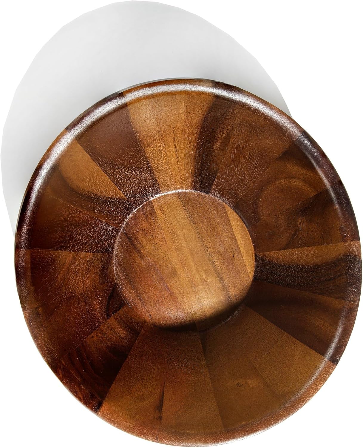 nambe Gourmet Harmony 3 Piece Wooden Salad Bowl Set | Big 12-Inch Salad Bowl with Serving Utensils | Acacia Wood Salad Tosser and Fruit Bowl | Housewarming Gift | Designed by Wei Young