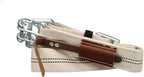 Klein Tools 5425M Tool Belt, Cotton/Polyester Work Belt, Quick-Release Buckle for Ironworker, Construction, Framer, Carpenter, Electrician, M