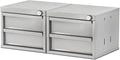 AA Products 2 Drawer Cabinet Set with Password Lock Designed for 16" D AA Van Shelving, Set of 2 Steel Storage Cabinet for Van, Utility Garage, 15.75’’W x 12.5’’H x 15.6”D