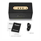 Marshall Stanmore III Bluetooth Home Speaker - Loud Stereo Sound with Bass and Treble Controls | Plug-in Powered | Record Player Compatible | RCA and 3.5 mm Aux Inputs - Black