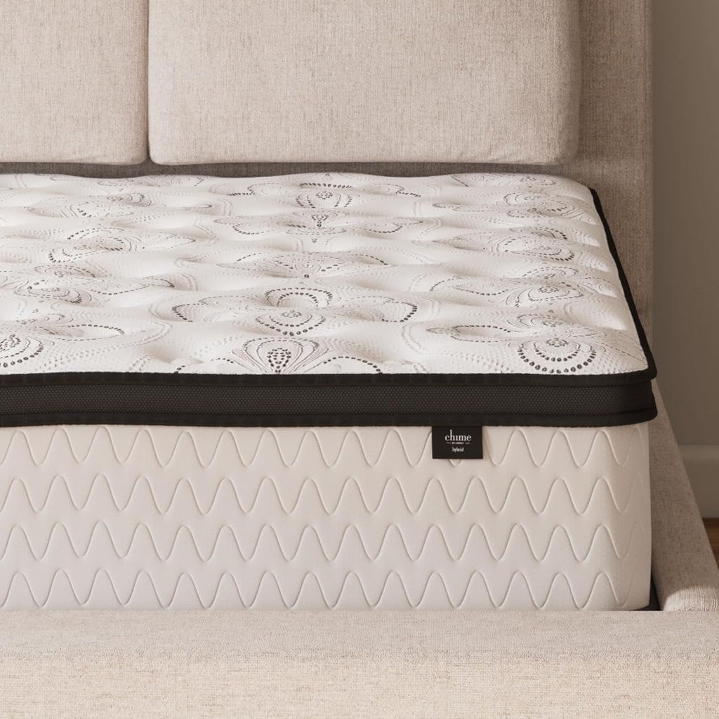 Signature Design by Ashley Chime Hybrid King 12" Mattress with Gel Memory Foam, Medium Firm, Pressure Relief, Fiberglass Free Mattress in a Box