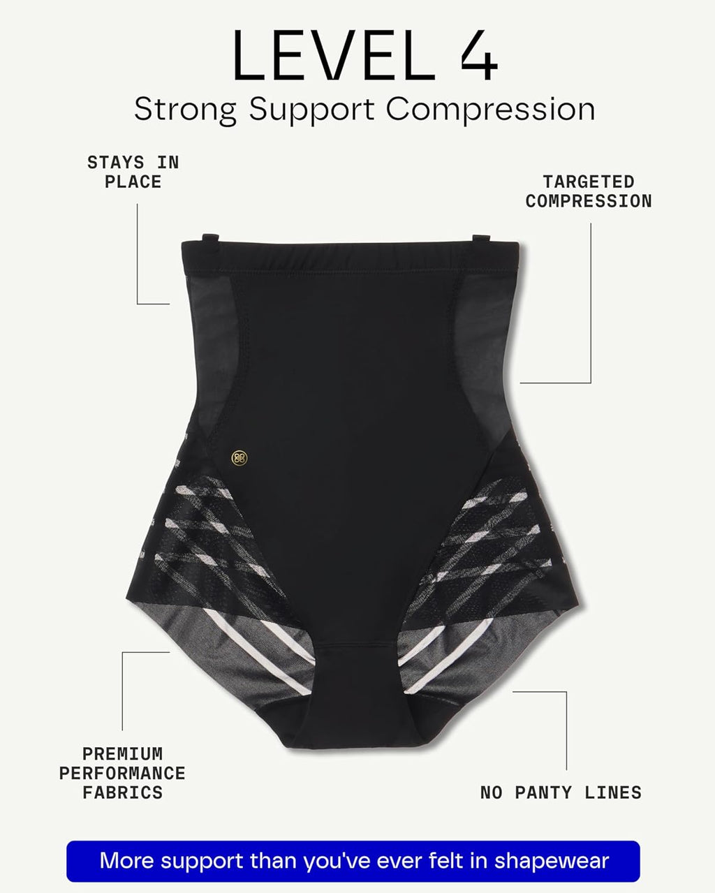 HONEYLOVE Shapewear for Women - Queen Brief - Tummy Control Underwear Lingerie