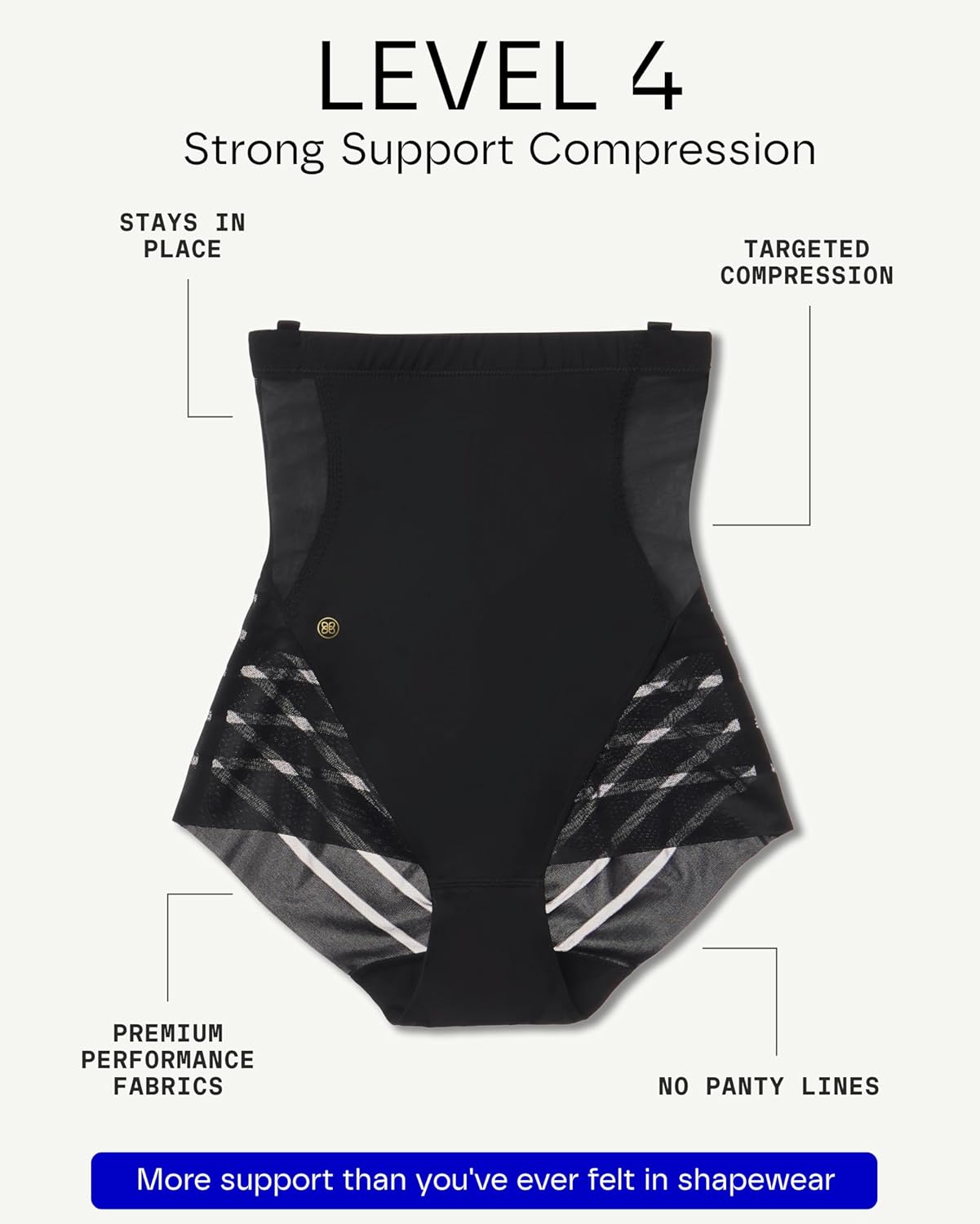 HONEYLOVE Shapewear for Women - Queen Brief - Tummy Control Underwear Lingerie