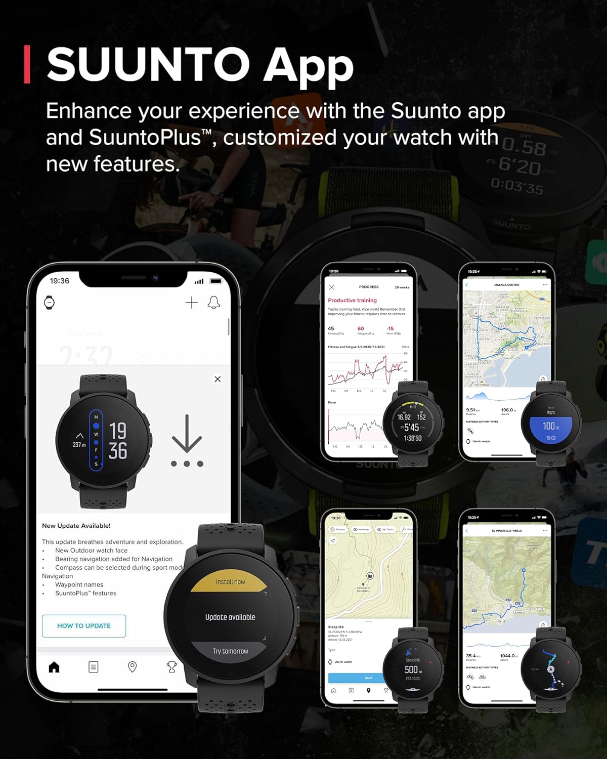 SUUNTO 9 Peak and Peak Pro Sports GPS Watch for Demanding  Performance Driven Athletes and Adventurers