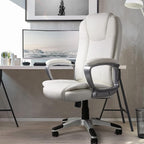 OFIKA Home Office Chair, 400LBS Big and Tall Chair Heavy Duty Design, Ergonomic High Back Cushion Lumbar Back Support, Computer Desk Chair, Adjustable Executive Leather Chair with Armrest