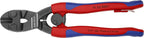 Knipex Tools 71 22 200 T BKA 8" Angled High Leverage Cobolt Cutters, Tether Attachment-Comfort Grip,