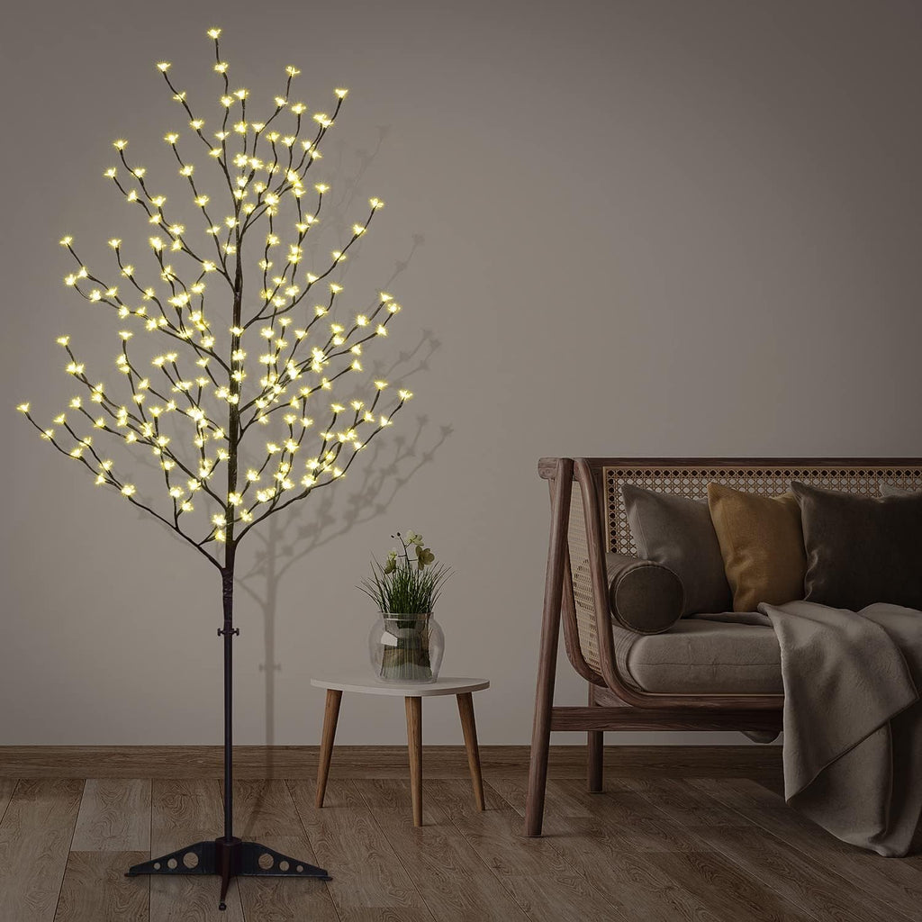 Lightshare Lighted Cherry Blossom Tree (6PCS 6FT Warm White)