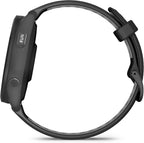 Garmin Forerunner 265 Running Smartwatch  Colorful AMOLED Display  Training Metrics and Recovery Insights  Black and Powder Gray