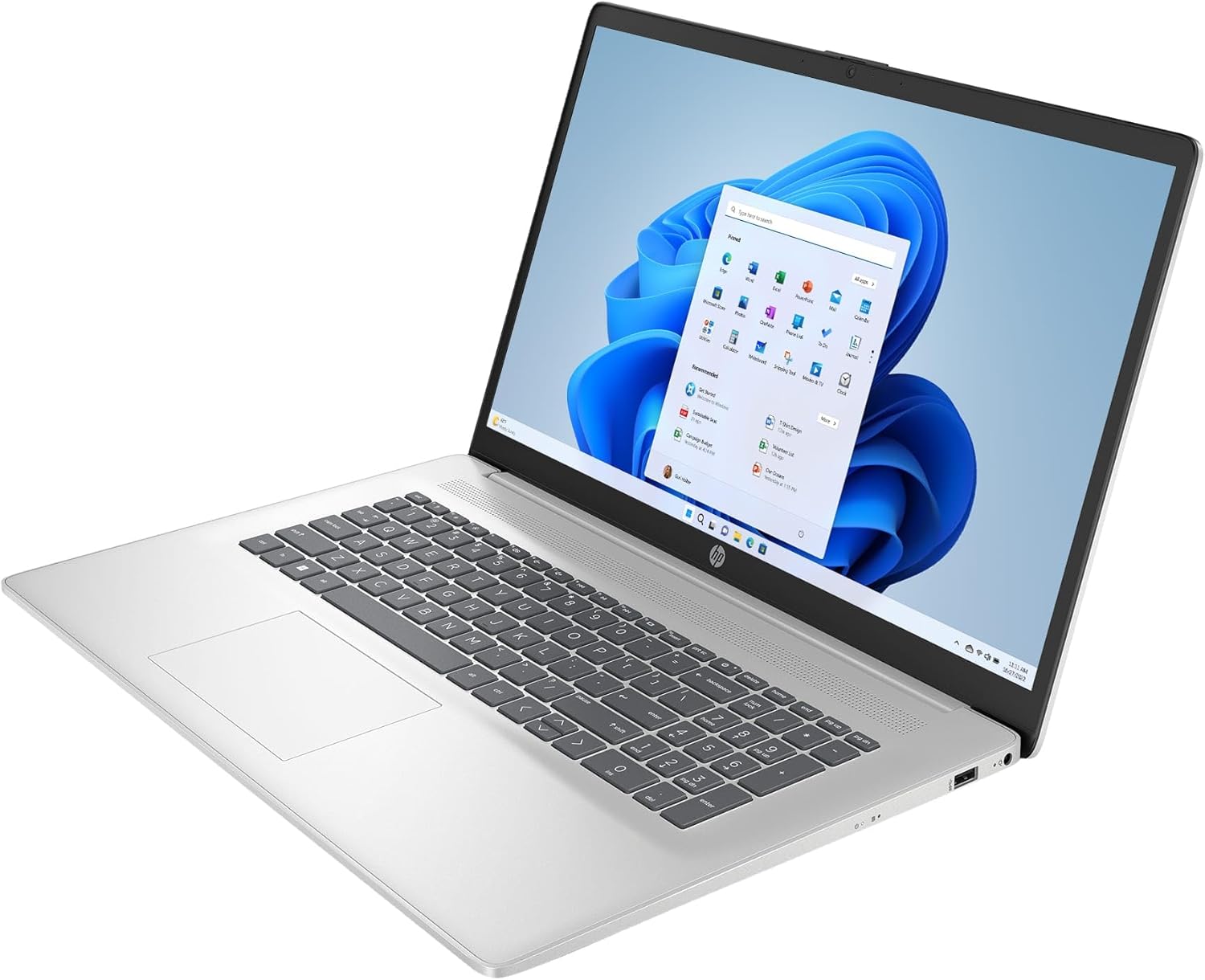 HP 17.3 inch Laptop w/Bluetooth Mouse (17.3" FHD Anti-Glare  AMD Ryzen 5 (> Intel i7-1165G7)  16GB RAM  512GB SSD) for Business  Home  Student  Long Battery Life  Webcam  Fast Charge  Win 11 Home