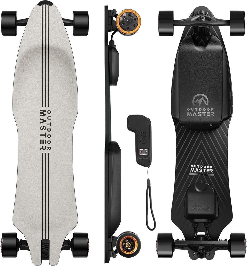 Caribou Electric Skateboard  32 MPH, 26 Mile Range, Dual 1000W Motors, Longboard for Adults & Teens, 6-Month Warranty