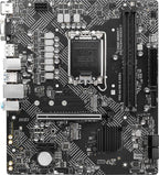 MSI PRO H610M-G DDR4 Motherboard (12th/13th/14th Gen Intel Core, LGA 1700 Socket, DDR4, PCIe 4, SATA 6Gb/s, 1Gbps LAN, M.2 Slots, USB 3.2, mATX)