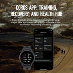 COROS PACE 4 Ultralight Sport GPS Watch  1.2" AMOLED Touchscreen 19 days of daily use  Voice Features  Advanced Training Tools  GPS  Heart Rate Monitor  Navigation  Run  Bike  and Ski - Black Silicone