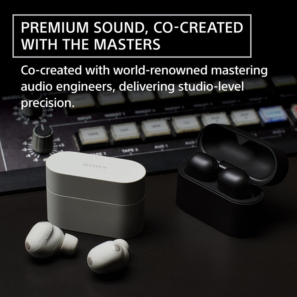 Sony WF-1000XM6 The Best Truly Wireless Noise Cancelling Earbuds (2026 Model)  Bluetooth in-Ear Headphones  with Studio-Quality Sound  Up to 24 Hours of Battery Life  Black
