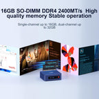 Beelink SER3 Mini PC AMD Ryzen 3 3200U (up to 3.5GHz)  16GB DDR4 2400MT/s 500GB PCIE3.0 SSD Mini Computer  Radeon Vega 3 Graphics 1000Mbps LAN  Dual HDMI 4K Display Home-Office PC