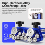 Sheet Metal Roller 2 Station Metal Bender， Metal Roofing Tools，Sheet Metal Fabrication，0-100° Bending Range，lightweight and highly portable， Large Sheet Metal Roller and Bending Tool(7in)