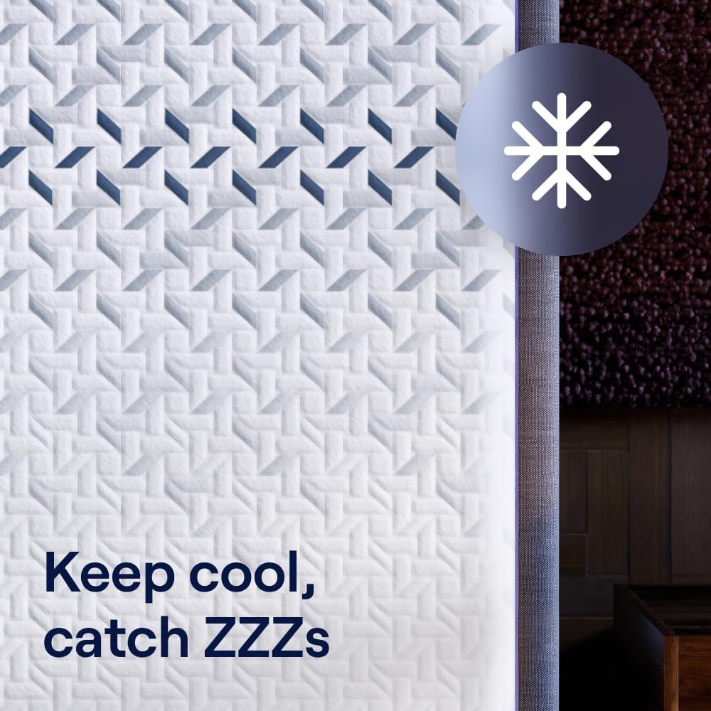 Nectar Luxe Hybrid 14” Queen Mattress - Medium Firm - Memory Foam & Innerspring Coils - Cooling Fibers - Back Pain Relief - Mattress in a Box - 365-Night Trial & Forever Warranty
