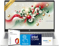 HP Ultrabook 15.6 FHD Touch-Screen Business Laptop Computer with Microsoft Office • 2026 Edition • Intel 10 cores i5-1334U • 12GB DDR4 RAM • 256GB SSD • Windows 11 • w/o Mouse