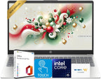 HP Ultrabook 15.6 FHD Touch-Screen Business Laptop Computer with Microsoft Office • 2026 Edition • Intel 10 cores i5-1334U • 12GB DDR4 RAM • 256GB SSD • Windows 11 • w/o Mouse