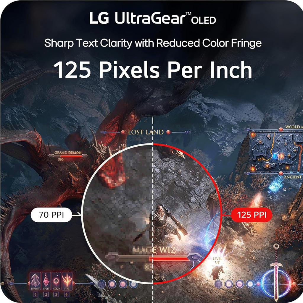 LG 45GX950A-B 45-inch Ultragear 5K2K WUHD (5120 x 2160) OLED Curved Gaming Monitor  Dual-Mode  165Hz  0.03ms  NVIDIA G-Sync  AMD FreeSync Premium Pro  HDR True Black 400  USB Type-C 90W  DP2.1