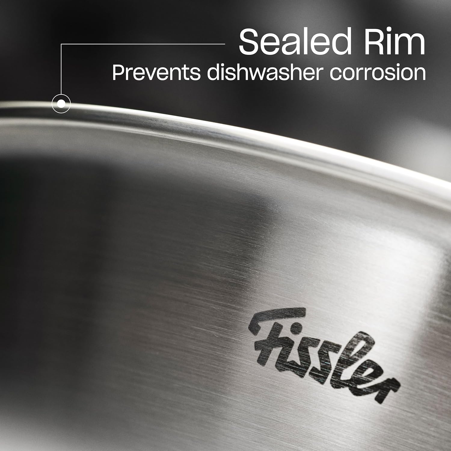 Fissler M5 Pro-Ply 5-ply Stainless Steel Frying Pan, 12.6 Inch