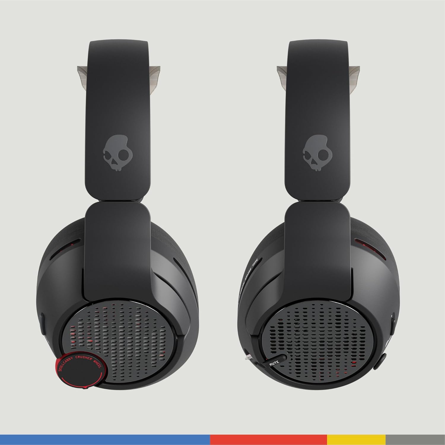 Skullcandy Crusher PLYR 720 Wireless Gaming Headset  Ultimate Immersion and Comfort  THX Spatial Audio  Multi-Sensory Bass and Platform- Digi-Black  Removable Mic  PC  PlayStation  Nintendo