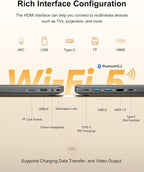 15.6" Laptop Computer  Laptop with 16GB RAM 512B SSD  Gold 6500Y (Up to 3.4GHz)  1080P FHD IPS Display  Type-C  HDMI  USB3.2  WIFI  Bluetooth  Long Battery Life  Laptops for Business & Student