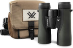 Vortex Optics Crossfire HD 10x42 Binoculars - HD Optical System  Tripod Adaptable  Rubber Armor  Waterproof  Fogproof  Shockproof  Included GlassPak - Unlimited  Unconditional Warranty