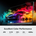 INNOCN 24.5 Inch Gaming Monitor 1440P 240Hz QHD 2K PC Desktop Gaming Screen Fast IPS HDMI 2.1 Display  DisplayPort  Built-in Speaker  25G2S