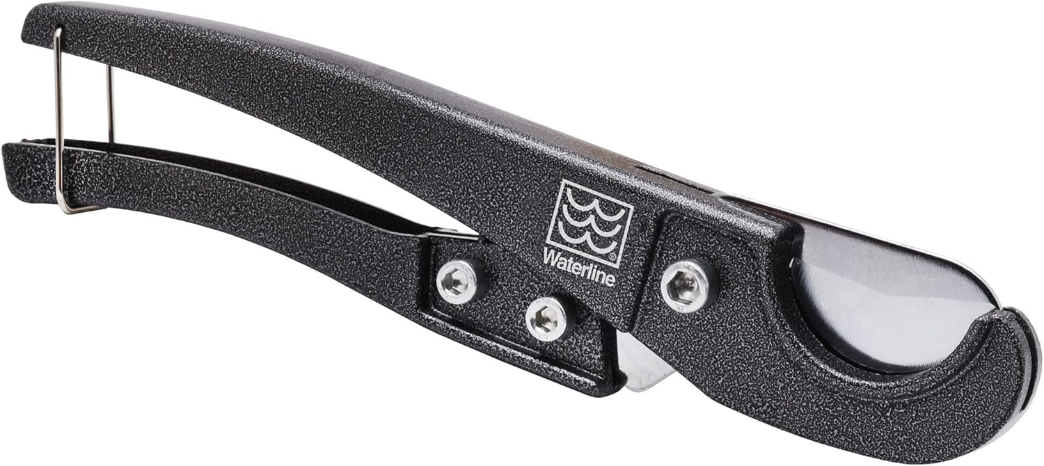 Waterline Ring Removal Tool and Tube Cutter | Heavy Duty Plastic Pipe Cutter | PEX Ring Remover | Best for ABS, PVC, and PEX | Replicable Blade