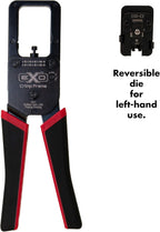 Platinum Tools 100061C EXO Crimp Frame with EXO-EX Die Set for ezEX-RJ45 Connectors