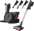 Yeedi C12 Combo Cordless Stick Vacuum & Robot & Mopping, All-in-one Cleaning Combot, with Dual Auto Self-Emptying, 10000Pa Suction & Lightweight, ZeroTangle Brush for Hard Floor, Carpet & Pet Hair