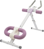 Ab Machine Ab Workout Equipment Adjustable Abdominal Trainer Whole Body Exercise Machine Stomach Waist Cruncher Core Toner Leg Thighs Buttocks Shaper Foldable Home Gym Equipment