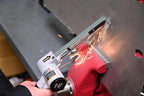 Astro Pneumatic 3037 Air Belt Sander (1/2" x 18") with 3pc Belts (#36, #40 & #60)