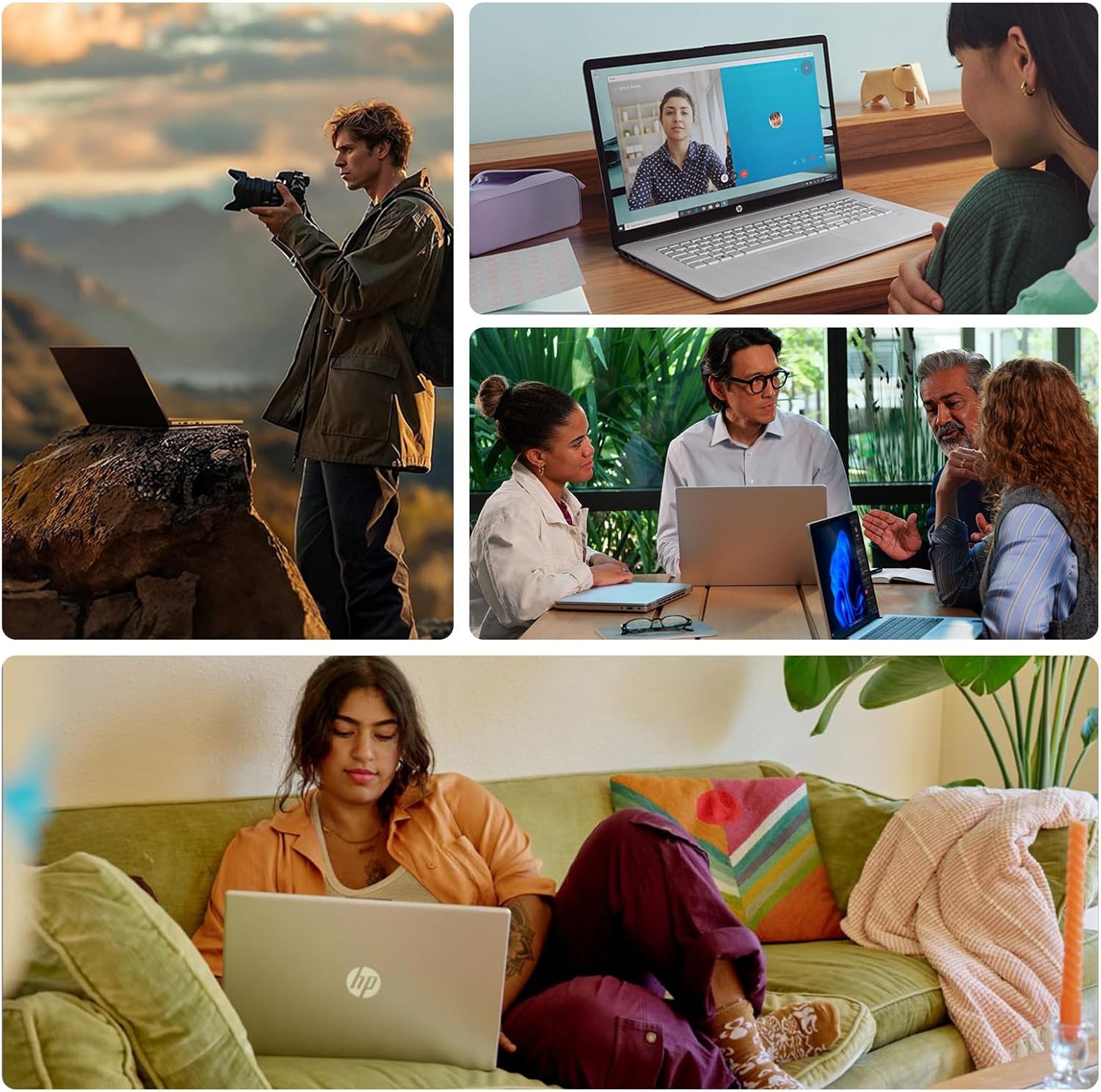 HP 2026 17 Inch Laptop Touchscreen Computer  17.3 HD+ IPS Touch Screen Business Laptop AI PC  15th Gen Intel Core Ultra 7(12-Core)  32GB DDR5 RAM 2TB SSD|Windows 11 Pro  10-Key Backlit Keyboard|WiFi6